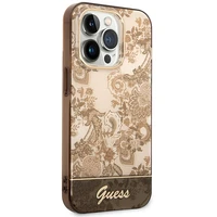 Guess GUHCP14XHGPLHC iPhone 14 Pro Max 6.7" okera cietais apvalks Porcelain Collection