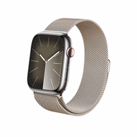 Crong Milano Steel – Stainless Steel siksniņa Apple Watch 44/45/46/49mm (Champagne)