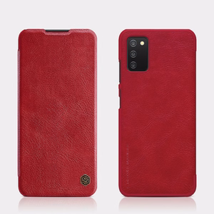 Nillkin Qin ādas apvalks Samsung Galaxy A03s melns