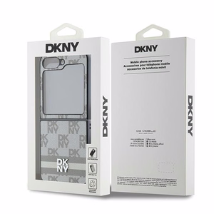 DKNY Checkered Pattern Printed Stripes Viedtālruņa apvalks Samsung Galaxy Z Flip 6 - beigs