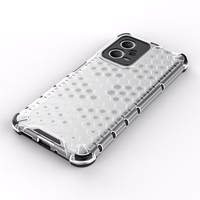 Honeycomb viedtālruņa apvalks Xiaomi Redmi Note 12 5G / Poco X5 5G bruņu hibrīda apvalks melns