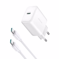 Joyroom JR-TCF24 USB-C PD 30W QC SFC tīkla lādētājs - balts + 1m USB-C kabelis