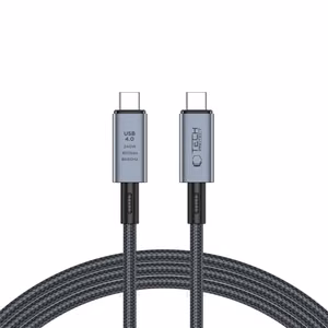 Tech-Protect UltraBoost Max USB-C 4.0 / USB-C 4.0 PD 240W 8K 40Gbps 2m cable - gray