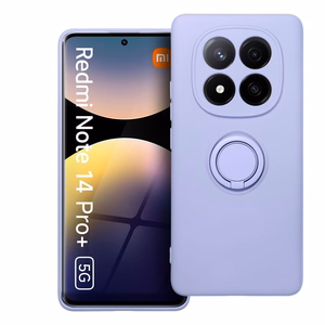Viedtālruņa apvalks ar silikona gredieniem XIAOMI Redmi Note 14 Pro Plus 5G violets