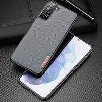 Dux Ducis Fino vāciņš ir izgatavots no neilona materiāla Samsung Galaxy S22 + (S22 Plus) zils