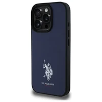 US Polo USHCP15XPGEV iPhone 15 Pro Max 6.7" tumši zilais Izšūta DH krāsa Ādas