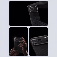 Benks Montage magnētiskais Armor Air Kevlar viedtālruņa apvalks ar metāla rāmi 600D+1500D (MB70) Iphone 17 Pro Max melns