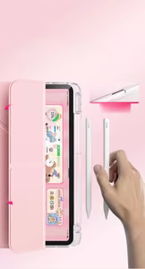 MACHINO TAB maciņš iPad Pro 12.9" 2018-2022 / AIR 13" 2024 rozā