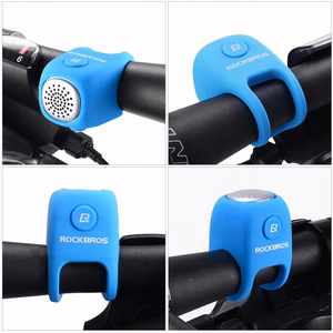 Rockbros CB1709BU elektronisks velosipēda zvans - zils
