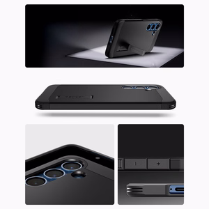 Spigen Tough Armor Magnētiskais viedtālruņa apvalks Samsung Galaxy S25 - melns