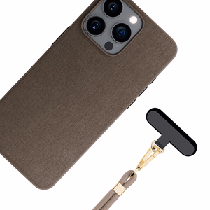 3mk EasyClip Elite tālruņa aukliņa, Taupe (zelta krāsas furnitūra)