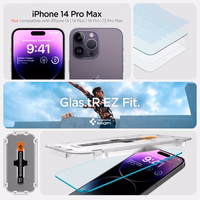 Spigen Glas.tR EZ Fit Aizsargstikls iPhone 14 Pro Max - 2 vnt.