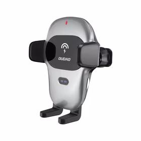 Auto turētājs Dudao "F20xs" Pelēks (Bezvadu charging 15W) (Not magnetic / Air Vent Grille)