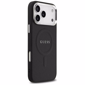 Guess Classic Logo MagSafe чехол iPhone 17 Pro Max черный