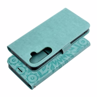 MEZZO grāmatas tipa viedtālruņa apvalks SAMSUNG A35 5G ar mandalu, zaļš