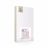 Tech-Protect Silikona PU MagSafe iPhone 16 Pro apvalks (m) - rozā