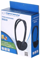 Esperanza EH119 headphones/headset Wired Head-band Music melns