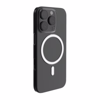 Puro 03 Mag Magnētiskais silikona viedtālruņa apvalks iPhone 16 Pro - caurspīdīgs