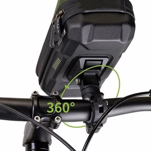 WILDMAN ceļojumu soma velosipēda stūrei ar rāvējslēdzēju, 0,6L (4 "- 7"), GX330, zaļa