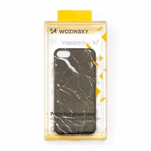 Wozinsky Marble gels apvalks marmora Samsung Galaxy A03s (166.5) melna