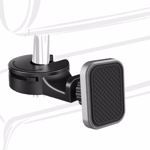 Magnetic car holder headrest mount Type 2 black-red