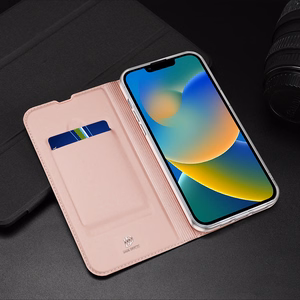 Dux Ducis Skin Pro holster flip vāciņš iPhone 14 Plus - zelta krāsā