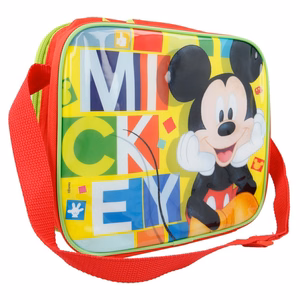 Mickey Mouse brokastu un pusdienu kārbas komplekts ar 530 ml pudeli un somu