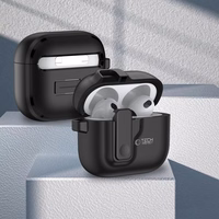 Tech-Protect Slim Hook apvalks AirPods 4 (m) - melns