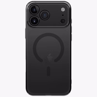 Uniq Airsuit viedtālruņa apvalks iPhone 17 Pro Max Magclick uzlāde - melna