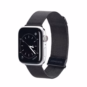 DUX DUCIS siksniņa MILANESE nerūsējošā tērauda magnētiskais Apple Watch 38 / 40 / 41 mm melna