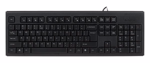 A4Tech KR-83 tastatūra USB melna
