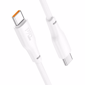 Kabelis USB C uz USB C Hoco 3A 100W 2 m X93 balts