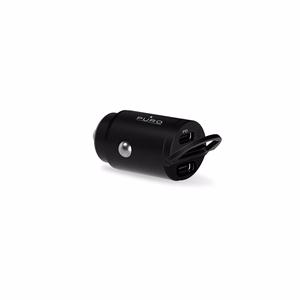 Puro Mini 30W Power Delivery 2 x USB-C automašīnas lādētājs - melns