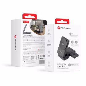 Bezvadu charging station Forcell 3in1 (F-05) (MagSafe) (Phone; Pods; Watch) 15W