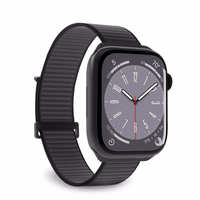 Puro Sport neilona siksniņa Apple Watch 42 / 44 / 45 / 49 mm – melnā krāsā