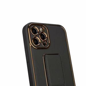 Чехол New Kickstand для iPhone 13 Pro с подставкой розовый