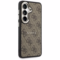Guess maciņš 4G Embossed Ring MagSafe for Samsung Galaxy S26 Plus brūns