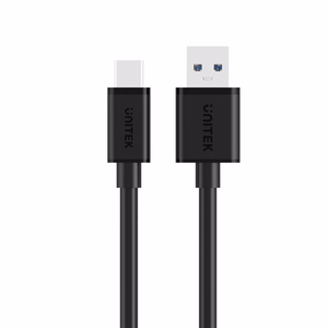 UNITEK Y-C474BK USB kabelis USB 3.2 Gen 1 (3.1 Gen 1) 1 m USB A USB C Melns