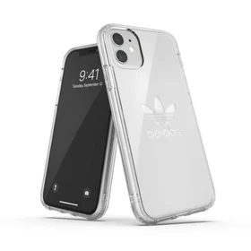 Adidas OR PC viedtālruņa apvalks Big Logo iPhone 11 - caurspīdīgs