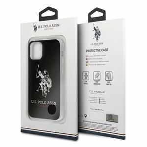 US Polo USHCP12STPUHRBK iPhone 12 mini 5,4" melna Shiny Big Logo