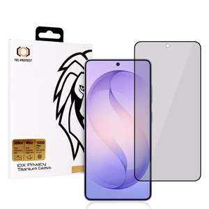 Rūdīts stikls Tel Protect 10X Privacy Titanium priekš Samsung Galaxy S26 Ultra ar pirkstu nospiedumu atbloķēšanu