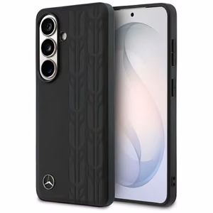 Mercedes Laurel Leaves MagSafe Maciņš for Samsung Galaxy S26 - melns