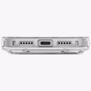 Uniq Heldro Air Magclick Charging vāciņš iPhone 18 Pro / 17 Pro – caurspīdīgs