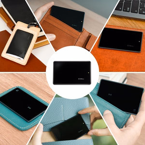 MiLi MiCard HD-P16-C Bluetooth izsekotājs Apple Find My tīklam, melns