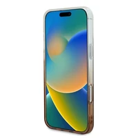 Guess IML spīdumu pārejas Magnētiskais iPhone 16 viedtālruņa apvalks – brūns