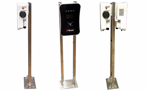 EV Charging Station Stand, 1400x300x40 mm