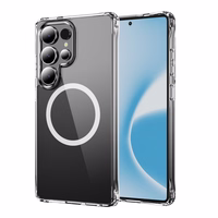 Perfectionists Caurspīdīgs magnētiskais futrālis Samsung S938 S25 Ultra caurspīdīgs