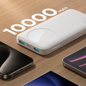 Portatīvais lādētājs Joyroom JR-PBF12 10000mAh 2,4A 2x USB-A 1x USB-C (balts)