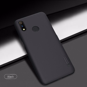 Nillkin Super Frosted Shield vāciņš ierīcei Realme 3 Pro / Realme X Lite, melns