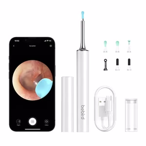 Viedā vizuālā ausu tīrīšanas ierīce Bebird T15 balta